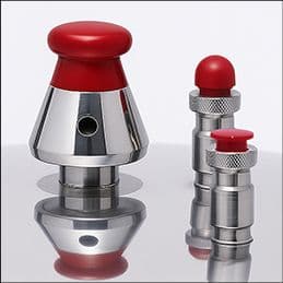 Katup pengaman tekanan dan alarm.